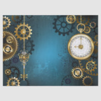 Arrière - plan turquoise à vapeur avec Gears