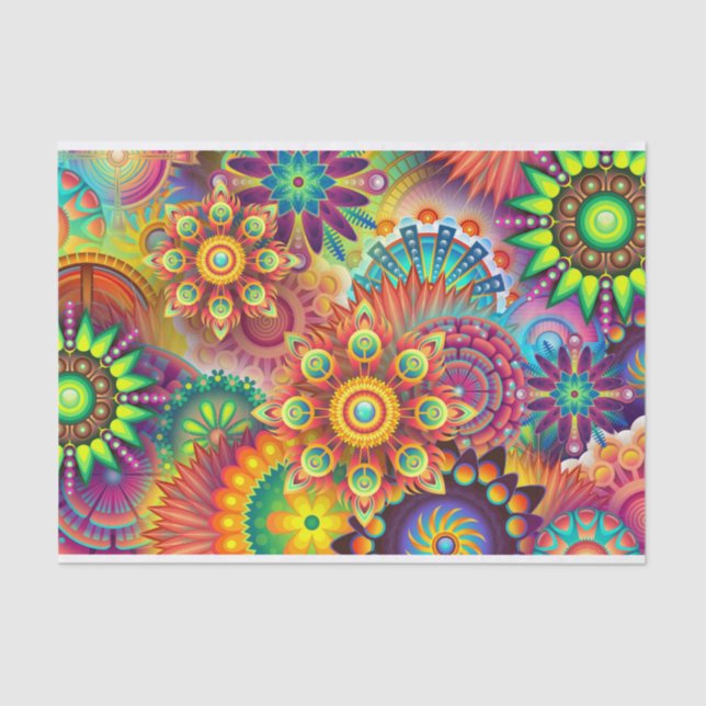 Papier Mousseline Art Abstrait 163 (Recto)