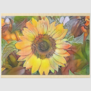 Papier Mousseline Art Big Sunflower Collection moderne