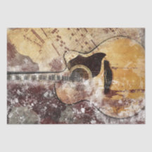 Art Collage Guitare Music 34 15x20 Découpage