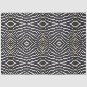 Papier Mousseline Art de découpage de Motif Vintage africain Zebra