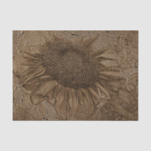 Papier Mousseline Art de texture grunge sépia foncé vintage tourneso