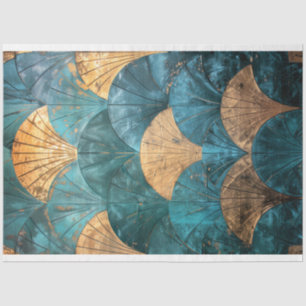 Papier Mousseline Art Déco, Motif Répétitif, Carreaux Texturés Art