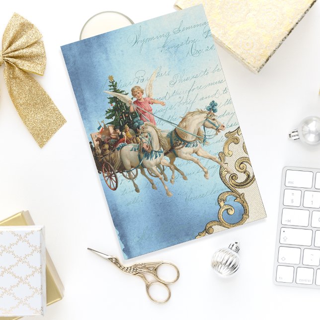 Papier Mousseline Artisanat de découpage de l'agneau vintage Noël (Créateur téléchargé)