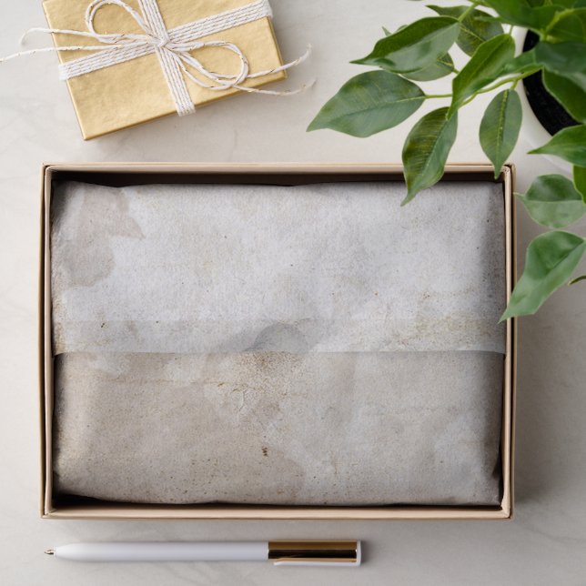 Papier Mousseline Artist Studio Grunge Antique Papier Parchemin Beig (Cadeau)