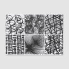 Artiste Noir Blanc Abstrait Textures