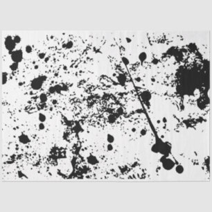 Papier Mousseline Artiste Peinture noir blanc Splatter Grunge Textur