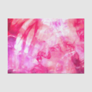 Papier Mousseline Artsy Abstrait Été Neon rose pourpre teint Tie Dye