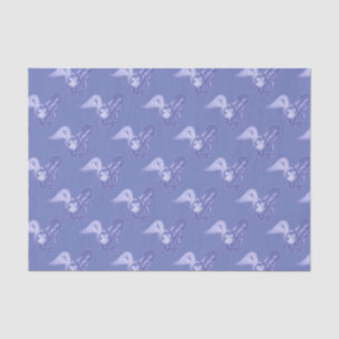 Papier Mousseline Assis Mermaid bleu