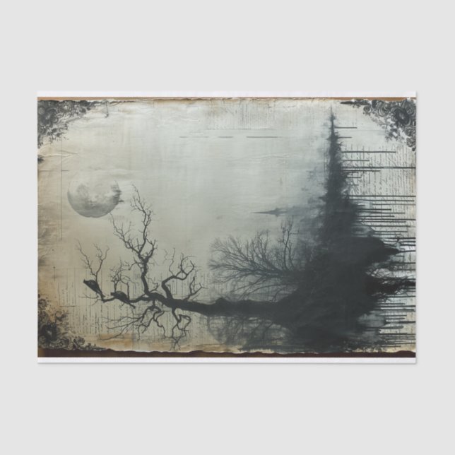 Papier Mousseline Au bord de l'eau (Recto)