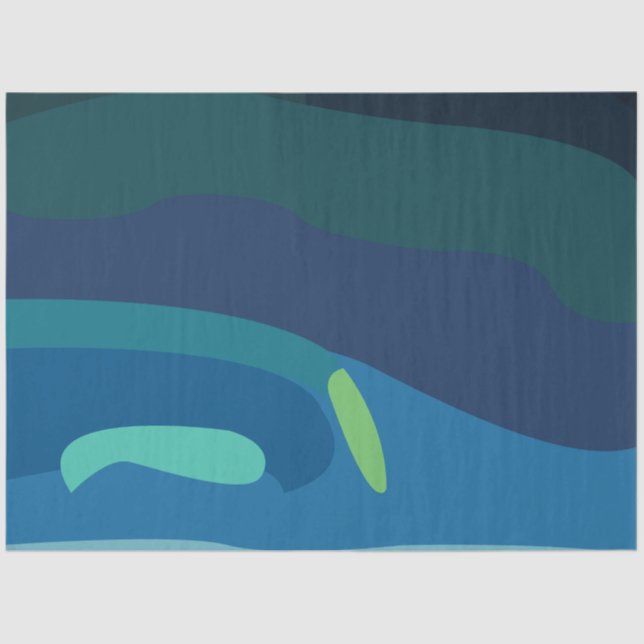 Papier Mousseline aurora boréale (Recto)