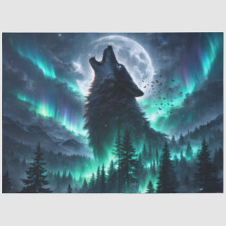 Papier Mousseline Aurora Loup