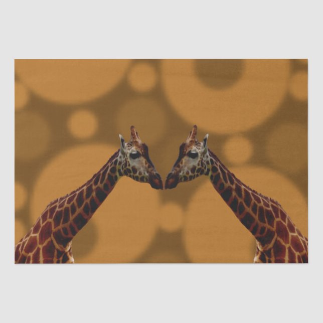 Papier Mousseline Auto-réflexion Giraffe, (Recto)