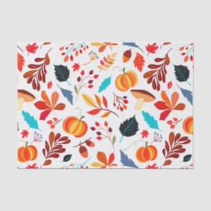 Papier Mousseline Automne automne Thanksgiving Halloween Motif