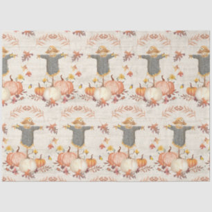 Papier Mousseline Automne Citrouille Moisson Automne Feuille Découpa