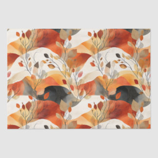 Papier Mousseline Automne Elegance Motif sans faille