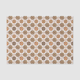 Papier Mousseline Automne Sunburst Citrus et Berries Motif
