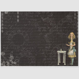 Papier Mousseline Autre Alice au pays des merveilles Conception de s