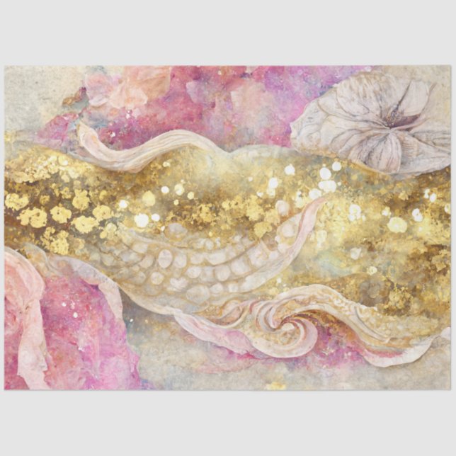 Papier Mousseline Autre Mermaid Galaxy Series Design 8 (Recto)