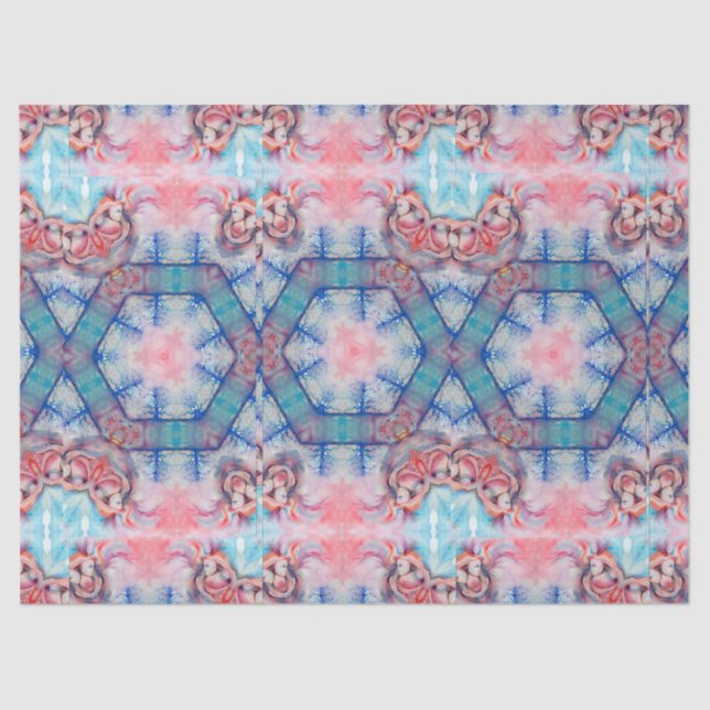 Papier Mousseline AVALON Dame du lac, Réflexions magiques de l'eau (Recto)