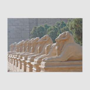 Papier Mousseline Avenue des sphinx dans le temple de Karnak - Egypt