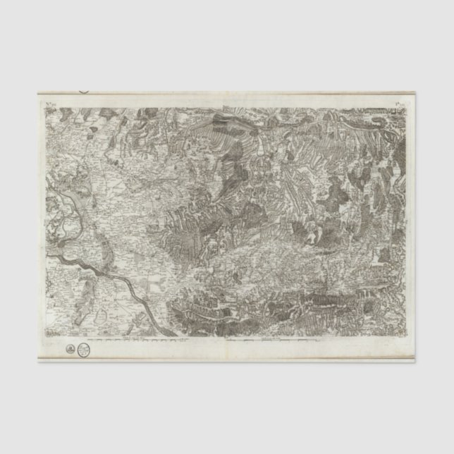 Papier Mousseline Avignon, orange (Recto)