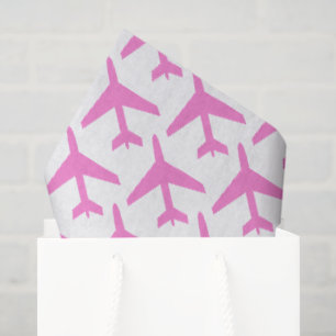 Papier Mousseline Avions Pink Travel Pilote de l'équipage de conduit