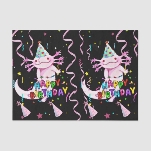 Papier Mousseline Axolotl (Recto)