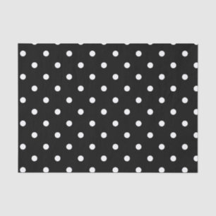 Papier Mousseline B&W À petits pois