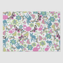 Baby Fox et sac cadeau fleurs