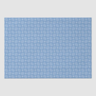 Papier Mousseline Baby shower Chevron Blue Diamond moderne