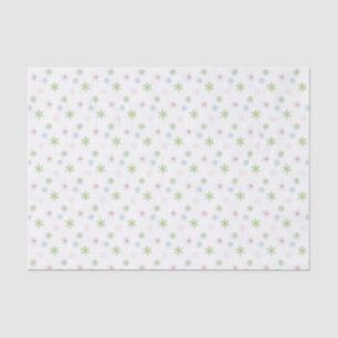 Papier Mousseline Baby shower floral rétro