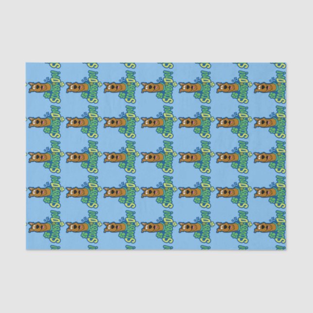 Papier Mousseline Badge de caractère Empreinte de patte Scooby-Doo (Recto)