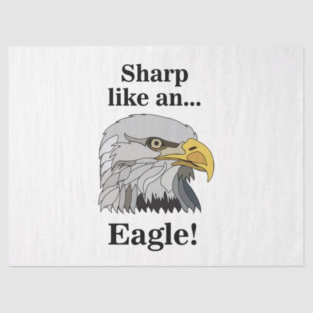 Papier Mousseline Bald Eagle (Recto)