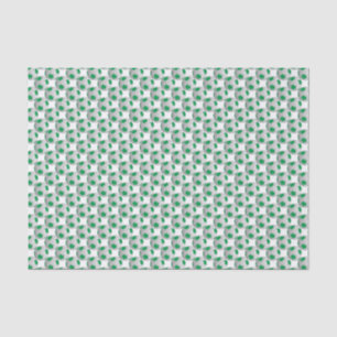 Papier Mousseline Balle de soccer verte et blanche