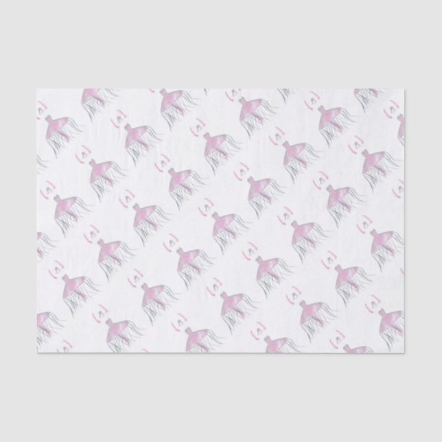 Papier Mousseline Ballerine de méduses - Annette (Recto)