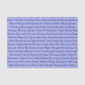 Papier Mousseline Ballet