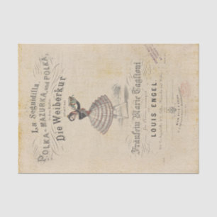 Papier Mousseline Ballet ancien