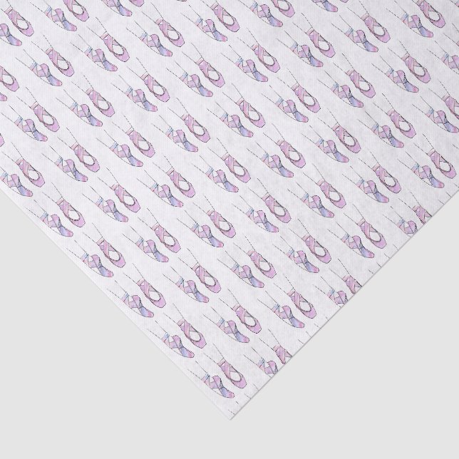 Papier Mousseline Ballet Ballerina rose (Détail)