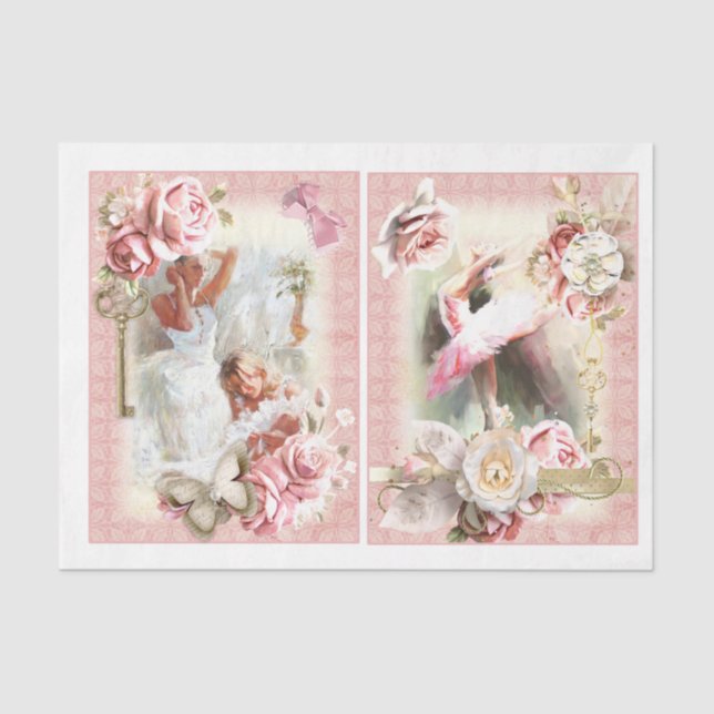 Papier Mousseline Ballet Design Series 1 (Recto)