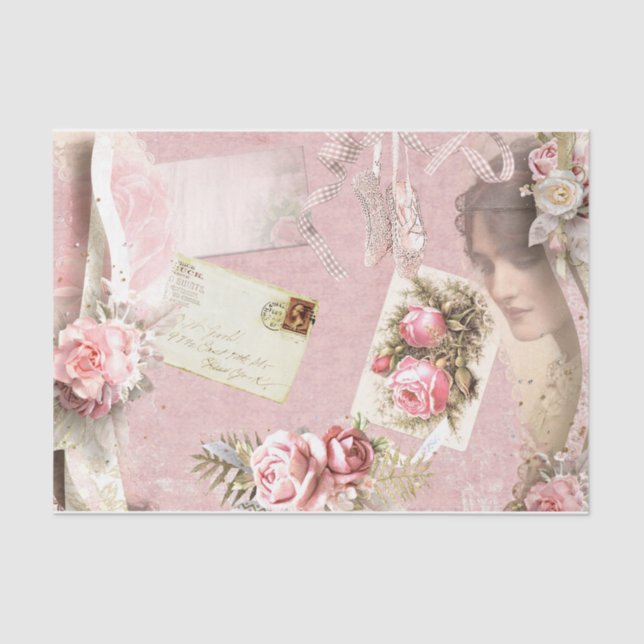 Papier Mousseline Ballet Design Series 7 (Recto)