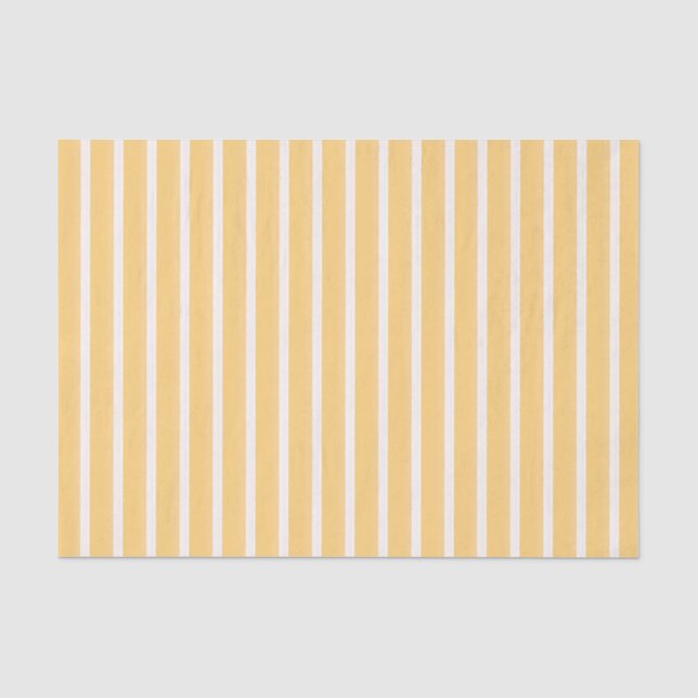 Papier Mousseline Bande blanche brillante jaune (Recto)