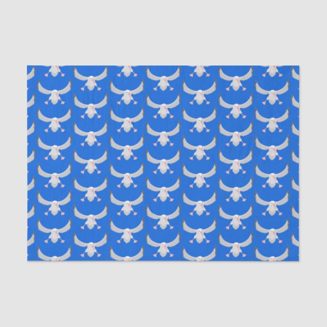 Papier Mousseline Bande dessinée de l'oiseau mûre albatros (Recto)