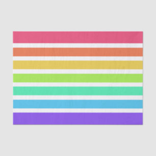 Papier Mousseline Bandes arc-en-ciel lumineuses