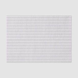 Papier Mousseline Bandes blanches et grises minces - Papier de tissu