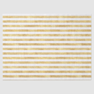 Papier Mousseline Bandes brillantes d'or