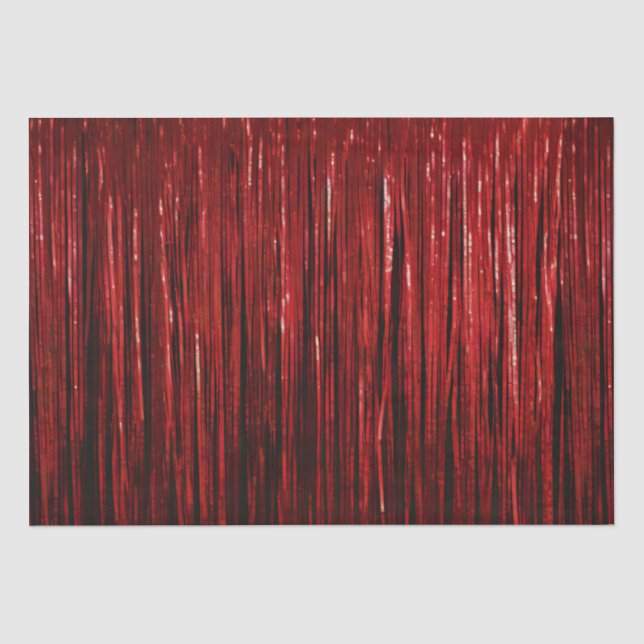 Papier Mousseline Bandes de pinces de verre rouge (Recto)