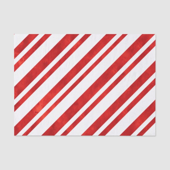 Papier Mousseline Bandes de Sucre de canne d'aquarelle rouge (Recto)