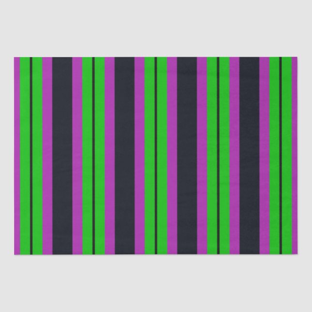 Papier Mousseline Bandes d'Halloween (Recto)