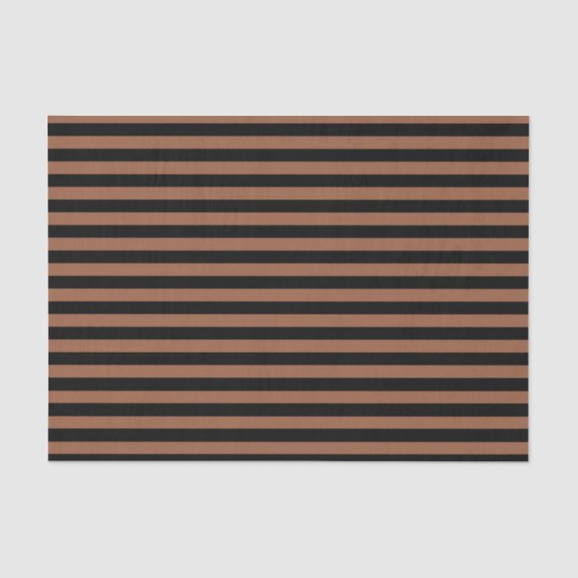 Papier Mousseline Bandes noires et Brown (Recto)